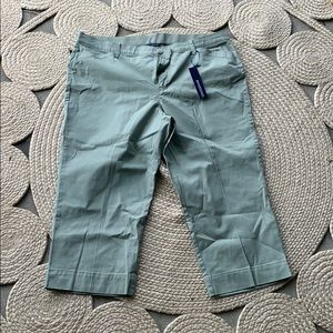 Green Capri Pants